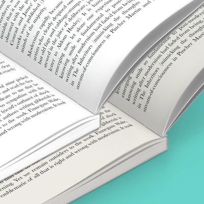 Aangepaste paperback-werkmap voor het afdrukken van boeken met zachte kaft en perfecte binding