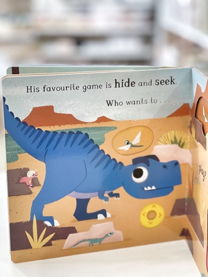 Aangepast formaat Full Color Dinosaur Story Board Book voor kinderen