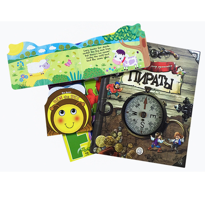 Aangepaste kinderen Early Education Puzzle Book Teaching Auxiliary Book Printing