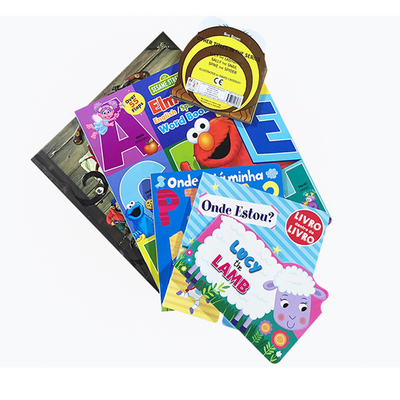 Aangepaste kinderen Early Education Puzzle Book Teaching Auxiliary Book Printing