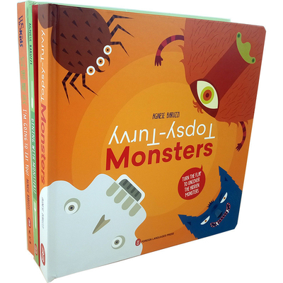 Monster Series Engelse prentenboeken voor kinderen, kartonnen boeken voor kinderen