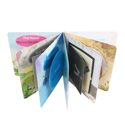 Kinderfotobord Boekdruk Verlichting Cognitieve puzzel Prentenboek