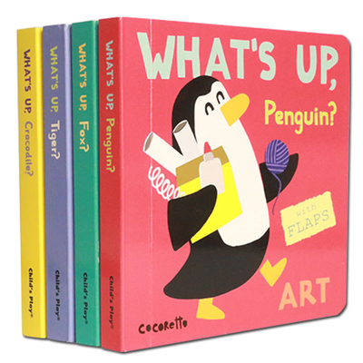 6″X6″ Kinderkartonboek Afdrukken van vier delen van prentenkartonboeken