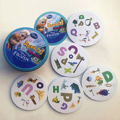 Eco-vriendelijke educatieve flitskaarten Afdrukken van Word-flashcards voor de kleuterschool