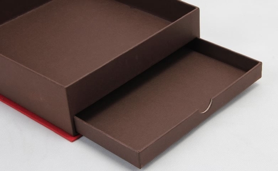 Op maat gemaakte stijve kartonnen doos met dubbele lade Gecomprimeerde thee geschenkdoos