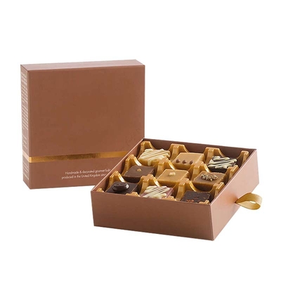 Nine Grids Chocolade Stijve Kartonnen Doos Food Grade Multi Grid Lade Opbergdoos