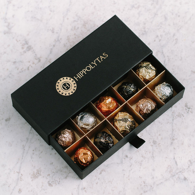 Nine Grids Chocolade Stijve Kartonnen Doos Food Grade Multi Grid Lade Opbergdoos