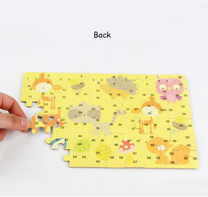 3D houten milieuvriendelijke aangepaste legpuzzels Cartoon kinderen legpuzzel