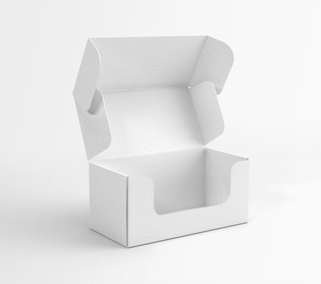 Offsetdruk Gratis Front Tuck Mailer Boxen Verzenddoos Mockup