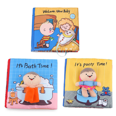 Glanzend mat lamineren Zachte stof Doek Boek Kid Kinderen Rustig boek afdrukken