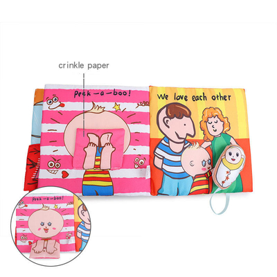 Glanzend mat lamineren Zachte stof Doek Boek Kid Kinderen Rustig boek afdrukken