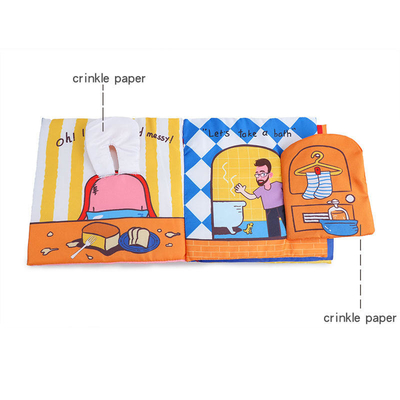 Glanzend mat lamineren Zachte stof Doek Boek Kid Kinderen Rustig boek afdrukken