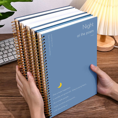A4 A5 A6 B5 Onderwerp blanco omslagnotitieboekje 128 g/m² 140 g/m² dik spiraalvormig notitieboek