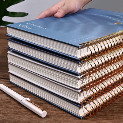 A4 A5 A6 B5 Onderwerp blanco omslagnotitieboekje 128 g/m² 140 g/m² dik spiraalvormig notitieboek