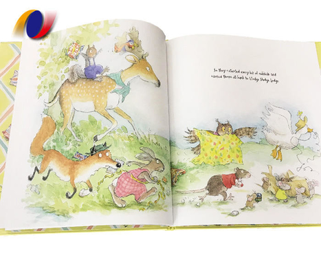 Engelstalige educatieve kinderboeken in kleur Aangepaste kinderboekdrukservice