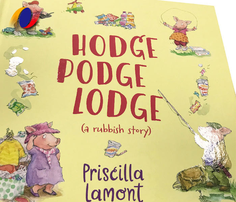 Engelstalige educatieve kinderboeken in kleur Aangepaste kinderboekdrukservice
