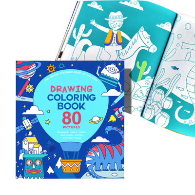 Custom Soft Cover Kids Boek Afdrukken Tekening Kleurboek Afdrukken Voor Kinderen