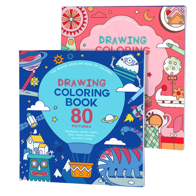 Custom Soft Cover Kids Boek Afdrukken Tekening Kleurboek Afdrukken Voor Kinderen
