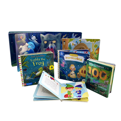 Custom Hardcover Offset Boekdruk Kinderen Board Boeken voor 2-jarigen