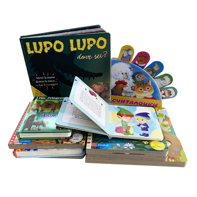 Custom Hardcover Offset Boekdruk Kinderen Board Boeken voor 2-jarigen
