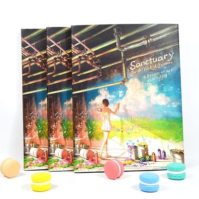 FSC SGS hardcover boek afdrukken Aangepaste CMYK-kunstfotoboeken