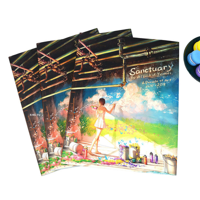 FSC SGS hardcover boek afdrukken Aangepaste CMYK-kunstfotoboeken