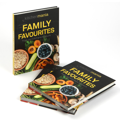Aangepaste hardcover boek afdrukken Familie favoriete kok Receptenboek afdrukken