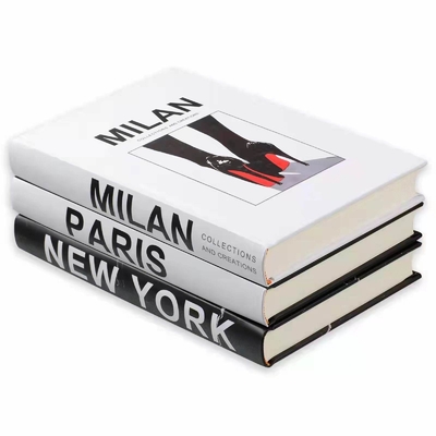 SMETA Blanco Mode Hardcover Boekdruk Home Decor Salontafel Boekdruk