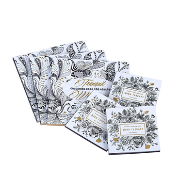 100gsm 120gsm 140gsm Softcover Boekdruk Kartonnen Volwassen Kleurboeken