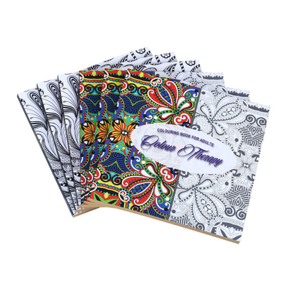 100gsm 120gsm 140gsm Softcover Boekdruk Kartonnen Volwassen Kleurboeken