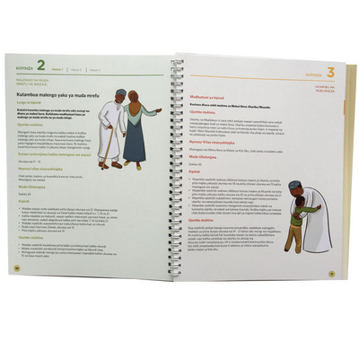 Spiraalgebonden educatief leerboek 100gsm 120gsm 140gsm Hardcover Paperback boek