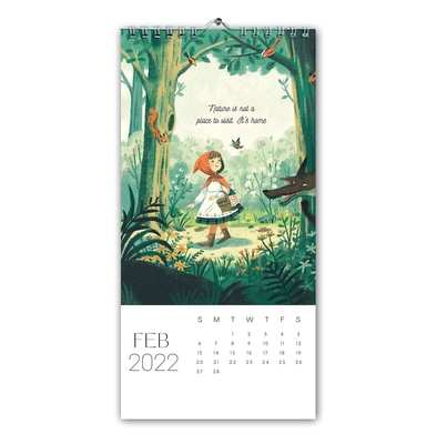 Maandelijkse bureaukalender voor kinderen 12 maanden bureaukalender