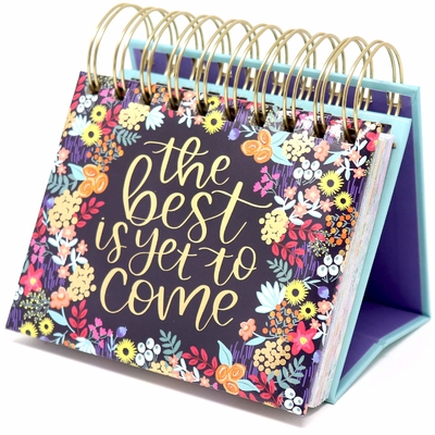 Maandelijkse bureau-adventskalenders Gegolfde wandkalender met bloemenprint