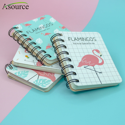 70gsm Mode Leuke A4 Notebooks Mini Spiraal Draad Binding Notebook