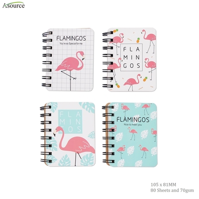 70gsm Mode Leuke A4 Notebooks Mini Spiraal Draad Binding Notebook