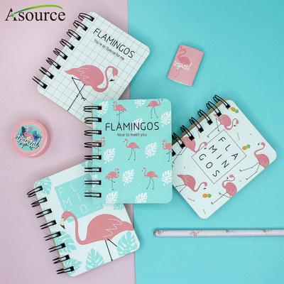70gsm Mode Leuke A4 Notebooks Mini Spiraal Draad Binding Notebook