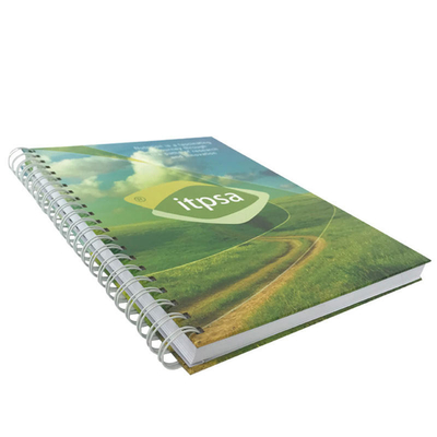 A6 Hardcover Spiraal Notebook Afdrukken Oefenboek Afdrukken OEM ODM