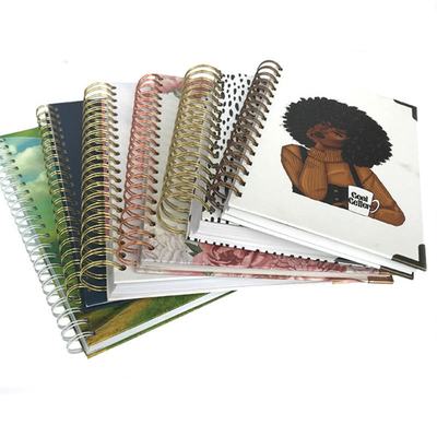 A6 Hardcover Spiraal Notebook Afdrukken Oefenboek Afdrukken OEM ODM