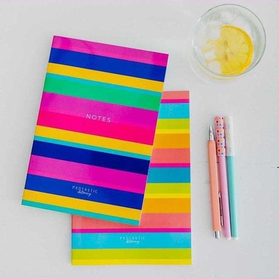 Aangepaste spiraal notebook afdrukken Kawaii Kraft stationair notitieblok
