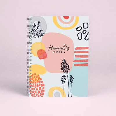 Aangepaste spiraal notebook afdrukken Kawaii Kraft stationair notitieblok