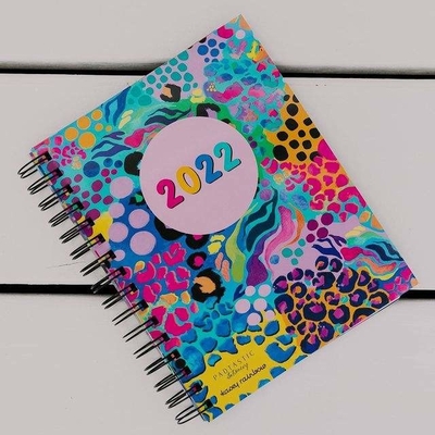 Aangepaste spiraal notebook afdrukken Kawaii Kraft stationair notitieblok