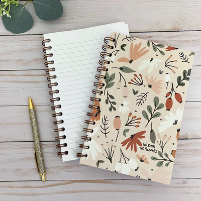 Aangepaste spiraal notebook afdrukken Kawaii Kraft stationair notitieblok
