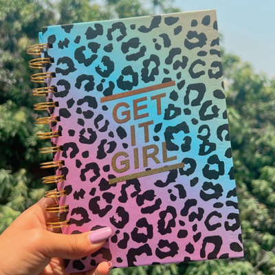300 pagina's Spiraal Notebook Afdrukken Private Label A5 A4 Holografische Notebook