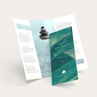 Business Bedrijfsbrochure Flyer afdrukken C1S C2S glanzend gecoat papier Boek afdrukken