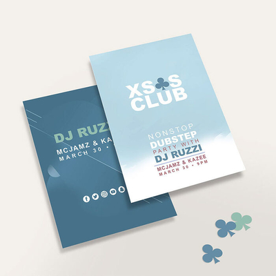 A3 tot A6 Club Brochure Flyer afdrukken PMS Color Party Flyers afdrukken