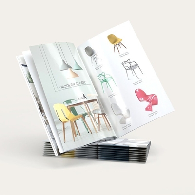 Aangepast formaat Catalogus Tijdschrift afdrukken Boekje Brochure afdrukken