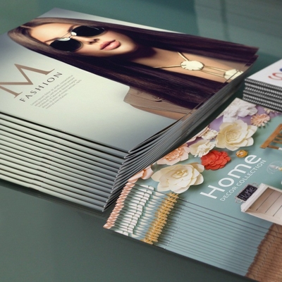 Aangepast formaat Catalogus Tijdschrift afdrukken Boekje Brochure afdrukken