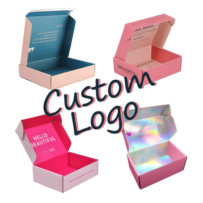 UV Coating Foto Verzenddoos Mode Geschenkdoos Aangepast logo