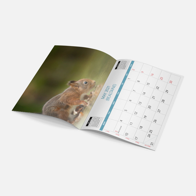 Op maat gemaakte kalender 2024 Printing Flip Desk Table