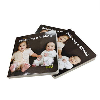Kinderen OEM Custom Board Book Printing Services Kinderen Dikke kartonnen boek